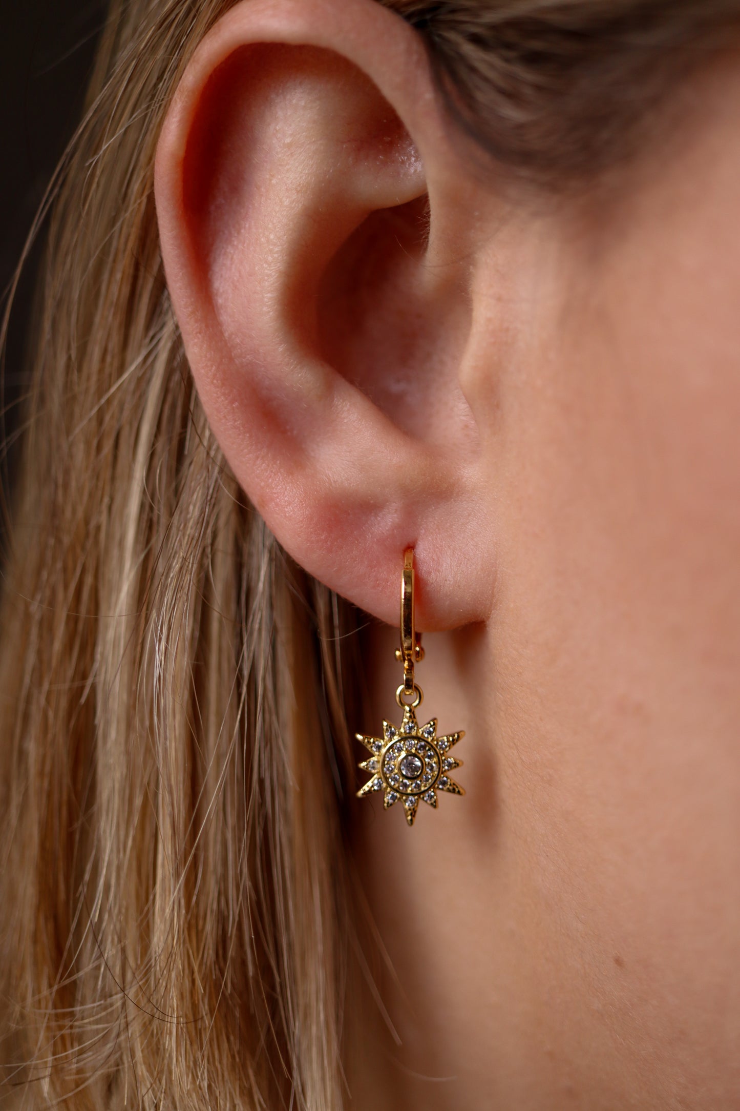Boucles d'oreilles Soleil