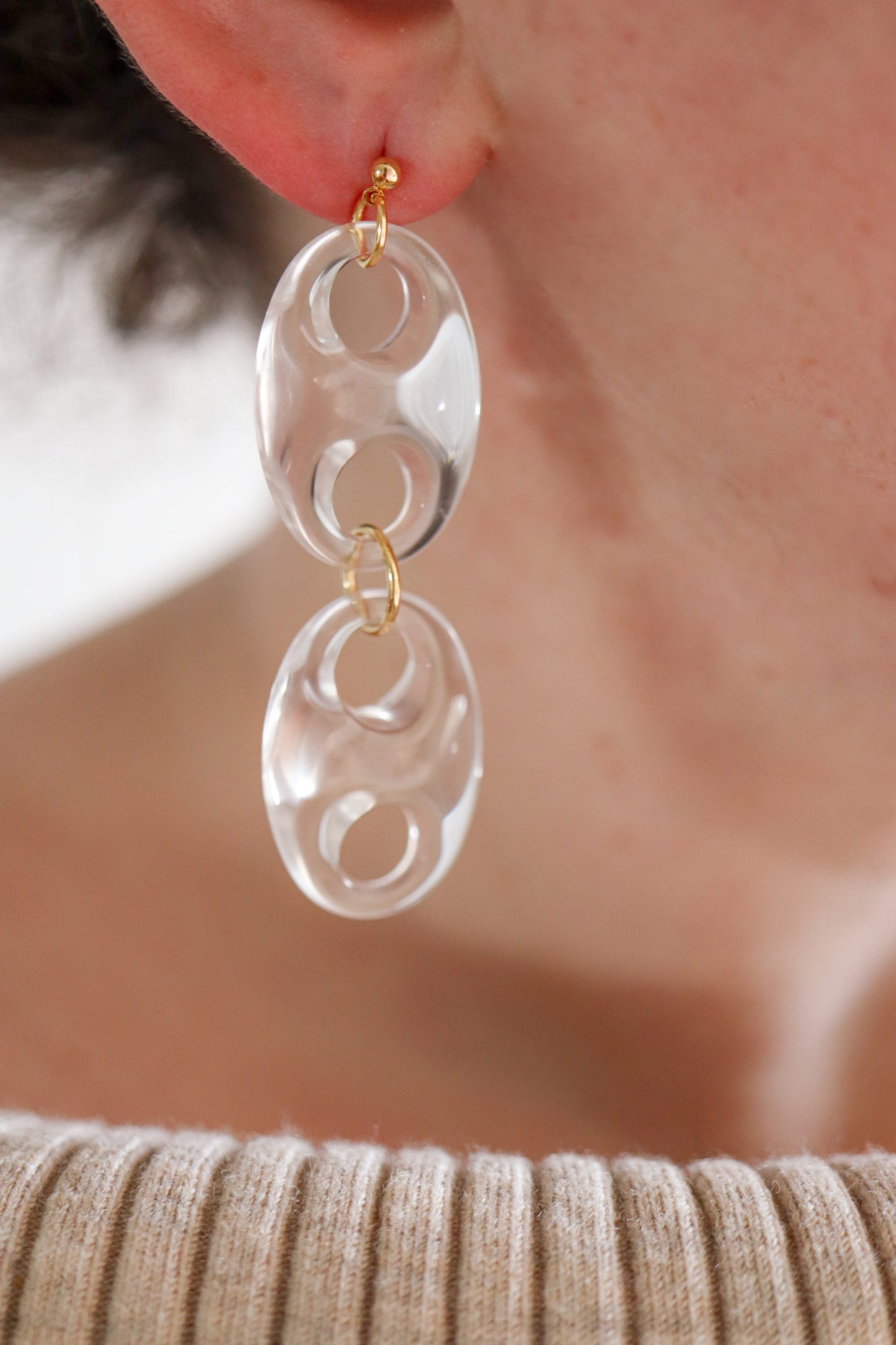 Boucles d'oreilles Miroir